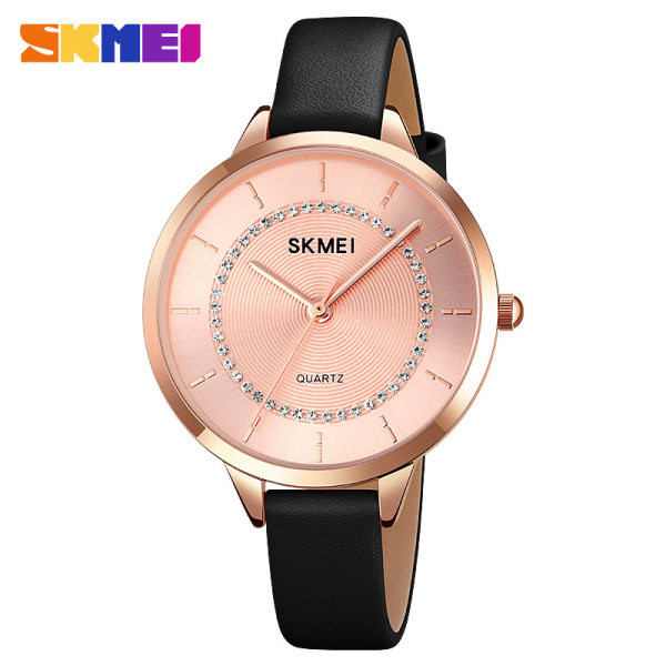 Γυναικείο ρολόι με στρογγυλό σχήμα - πολλά χρώματα