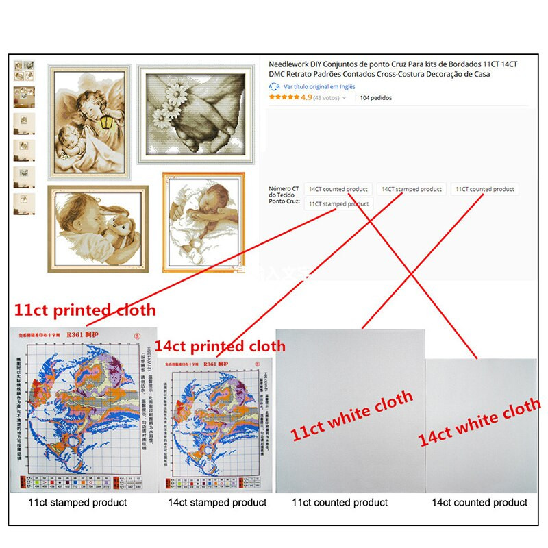 The Woman with the flowers Patterns Aida Canvas Cross Stitch DMC 11CT 14CT Cross Stitch Kits Χειροποίητο Κέντημα Διακόσμηση σπιτιού