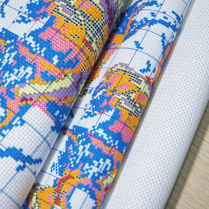 The Woman with the flowers Patterns Aida Canvas Cross Stitch DMC 11CT 14CT Cross Stitch Kits Χειροποίητο Κέντημα Διακόσμηση σπιτιού