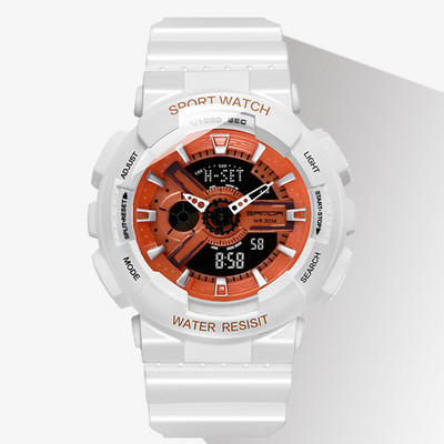 Ühevärviline silikoonrihmaga naiste elektrooniline käekell