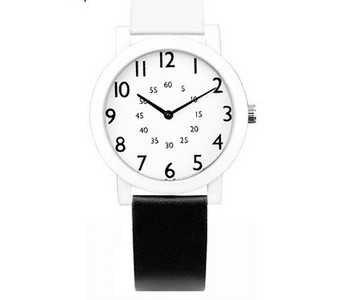 Ceas de dama modern - cu forma rotunda