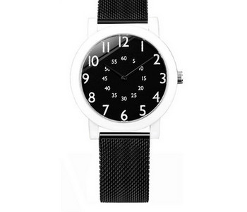 Ceas de dama modern - cu forma rotunda