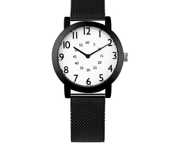 Ceas de dama modern - cu forma rotunda