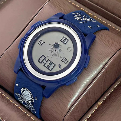 Γυναικείο αδιάβροχο ηλεκτρονικό ρολόι με λουράκι σιλικόνης