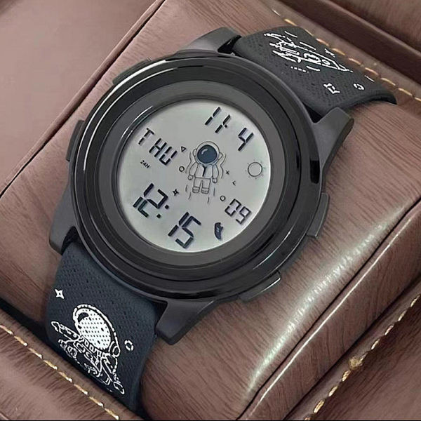 Γυναικείο αδιάβροχο ηλεκτρονικό ρολόι με λουράκι σιλικόνης