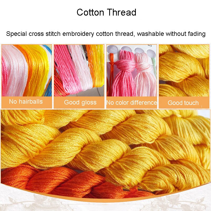 Κιτ διασταυρούμενης βελονιάς Κεντήματα DIY εμπριμέ τοπίων Ginkgo Biloba Κέντημα Βαμβακερή μεταξωτή κλωστή Διακόσμηση σπιτιού με σταυροβελονιά