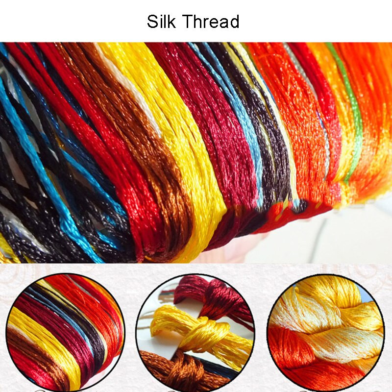 Κιτ διασταυρούμενης βελονιάς Κεντήματα DIY εμπριμέ τοπίων Ginkgo Biloba Κέντημα Βαμβακερή μεταξωτή κλωστή Διακόσμηση σπιτιού με σταυροβελονιά