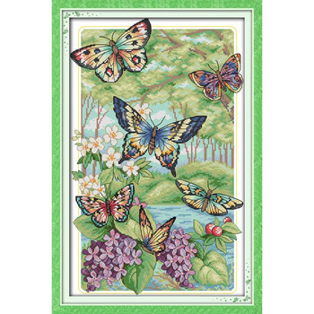 Beautiful Butterfly DMC Count Cross Stitch 11CT 14CT Cross Stitch Set DIY Cross Stitch Set Κέντημα κεντήματα Διακόσμηση σπιτιού