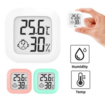 Μίνι LCD ψηφιακό θερμόμετρο εξωτερικού χώρου Εσωτερικός αισθητήρας περιβαλλοντικής θερμοκρασίας Μετρητής υγρόμετρο υγρόμετρο για δωμάτιο σπιτιού
