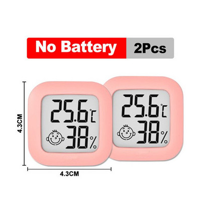 Μίνι LCD ψηφιακό θερμόμετρο εξωτερικού χώρου Εσωτερικός αισθητήρας περιβαλλοντικής θερμοκρασίας Μετρητής υγρόμετρο υγρόμετρο για δωμάτιο σπιτιού