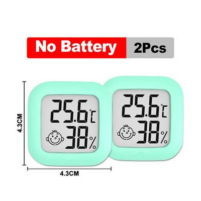 Μίνι LCD ψηφιακό θερμόμετρο εξωτερικού χώρου Εσωτερικός αισθητήρας περιβαλλοντικής θερμοκρασίας Μετρητής υγρόμετρο υγρόμετρο για δωμάτιο σπιτιού