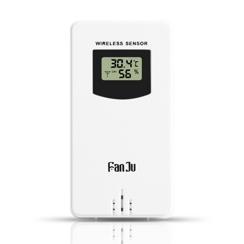 Fanju Θερμοκρασία Υγρασίας Ασύρματος Αισθητήρα Υγρόμετρο Ηλεκτρονικό Ψηφιακό Θερμόμετρο Εσωτερικά/Εξωτερικά Χρησιμοποιείται με Μετεωρολογικούς Σταθμούς