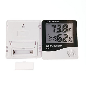 Цифров термометър Хигрометър Вътрешна метеорологична станция за дома Мини стаен термометър Монитор на температура и влажност