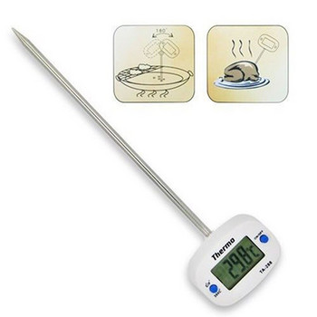 TA-288 Кухненски термометър без контакт Мигновен цифров LCD термометър за готвене на сонда за храна, барбекю, месо, шоколад