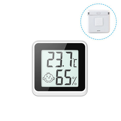 Έξυπνος μετρητής υγρασίας εσωτερικού χώρου Bluetooth Αισθητήρας θερμοκρασίας μεγάλης οθόνης LCD με έλεγχο εφαρμογής Μετεωρολογικός σταθμός για το σπίτι