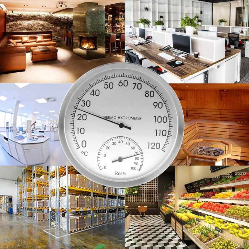 Μίνι θερμόμετρο εσωτερικού χώρου Υγρόμετρο Μετρητής θερμοκρασίας υγρασίας για εύρος θερμοκρασίας δωματίου στο σπίτι 0-120℃ Υγρασία 0-100RH