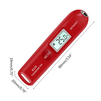 Инфрачервен термометър за готвене на храна Мини ръчен преносим цифров електронен ръчен преносим джобен термопис