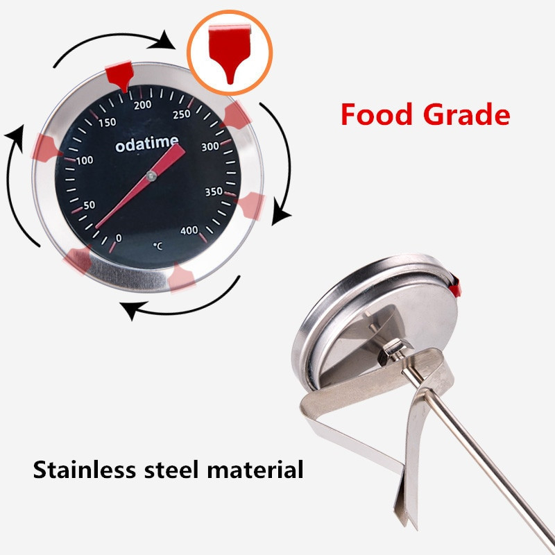 Θερμόμετρο φαγητού κουζίνας Odatime για μαγείρεμα κρέατος μπάρμπεκιου νερό λάδι καφέ μαγειρικό θερμόμετρο Εργαλεία και συσκευές κουζίνας