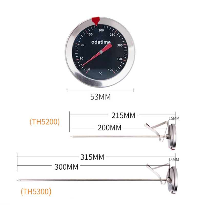 Θερμόμετρο φαγητού κουζίνας Odatime για μαγείρεμα κρέατος μπάρμπεκιου νερό λάδι καφέ μαγειρικό θερμόμετρο Εργαλεία και συσκευές κουζίνας