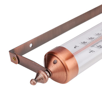 Стенен термометър Външен стаен термометър с въртяща се скоба Стенен термометър за вътрешна и външна температура за дома