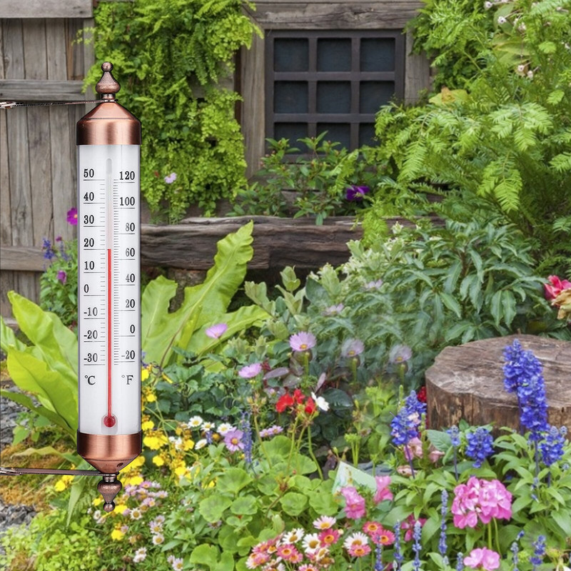 Θερμόμετρο τοίχου Θερμόμετρο εξωτερικού χώρου με περιστρεφόμενο βραχίονα Επιτοίχιο Θερμόμετρο εσωτερικής και εξωτερικής θερμοκρασίας για το σπίτι