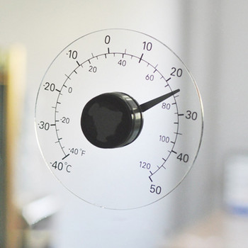 Термометър за външни прозорци Измервател на температурата Водоустойчив Градинска оранжерия Мини показалка Измервател на температурата Прозрачен