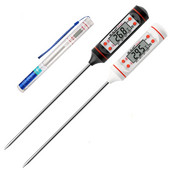 Ψηφιακό θερμόμετρο κουζίνας για μπάρμπεκιου Τροφίμων Κρέας Νερό Γάλα Λάδι Υγρό Οικιακά Θερμόμετρα με Μακρύ Αξεσουάρ Κουζίνας