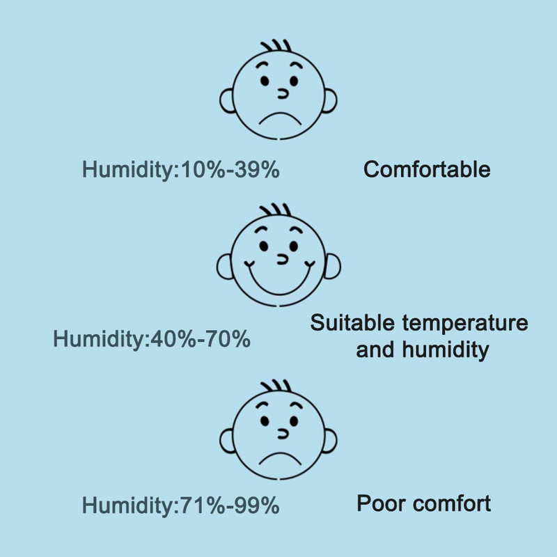 Μίνι θερμόμετρο υγρόμετρο εσωτερικού και εξωτερικού χώρου LCD Ψηφιακός μετρητής θερμοκρασίας Υγρόμετρο Εργαλείο θερμοκρασίας 1 τμχ/2 τμχ