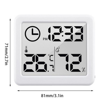 Έλεγχος υγρασίας θερμοκρασίας Ηλεκτρονικό ψηφιακό θερμόμετρο-υγρόμετρο Εύκολο στη χρήση Θερμο-υγρόμετρο υψηλής ακρίβειας