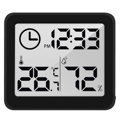 Monitor mjerača temperature i vlažnosti, elektronički digitalni termo-higrometar, jednostavan za korištenje, visoko precizni termo-higrometar
