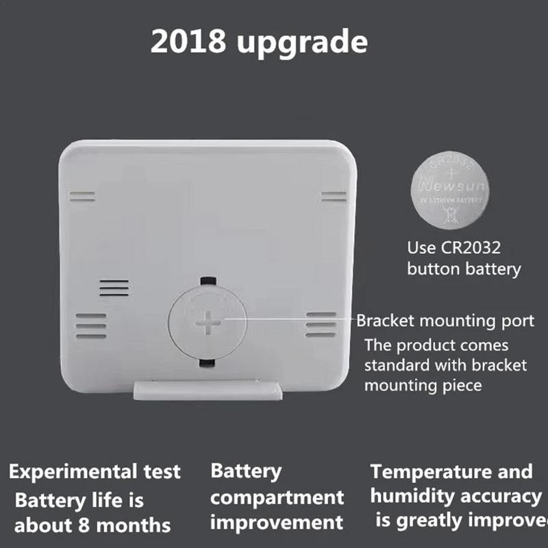 Temperatūros drėgmės matuoklis Elektroninis skaitmeninis termo-higrometras, paprastas naudoti didelio tikslumo termo-higrometras