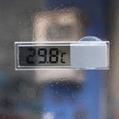 Automobilski termometar Osculum Tip Celsius Fahrenheit LCD Digitalni mjerač temperature Vakum za unutarnje vanjske kućne higrometre