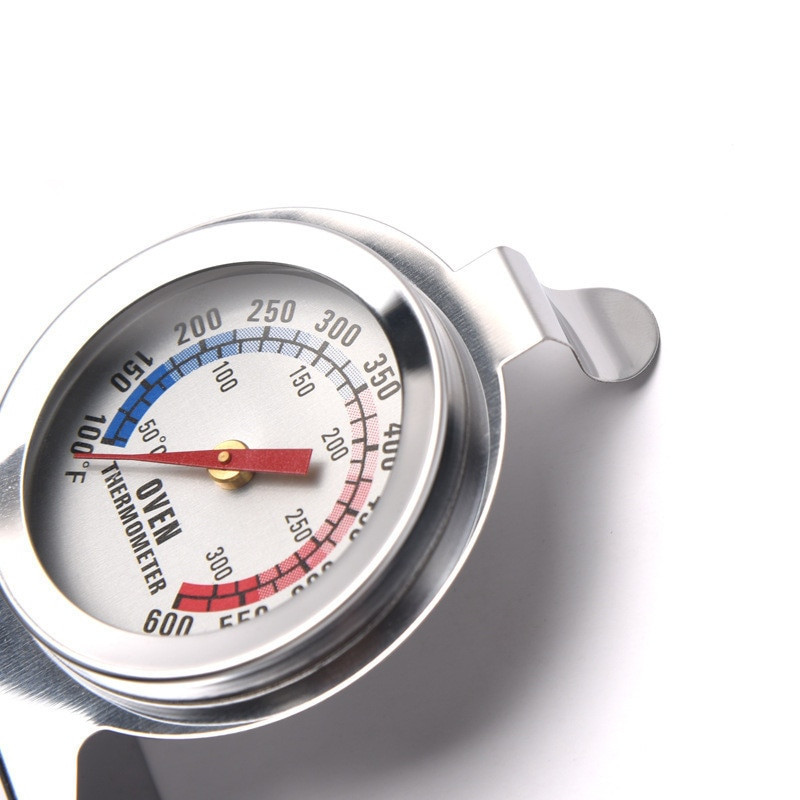 Θερμόμετρο φούρνου από ανοξείδωτο ατσάλι Stand Up Dial Αντίσταση σε υψηλή θερμοκρασία Κουζίνα Ψήσιμο Τροφίμων Ψωμί BBQ Θερμόμετρο Οικιακής Χρήσης