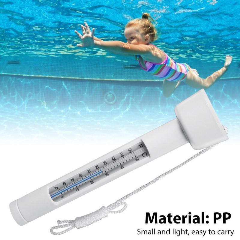 Kaasaskantav bassein ujuv termomeeter vann spa mullivann kalatiigid temperatuuri mõõtmise mõõtur