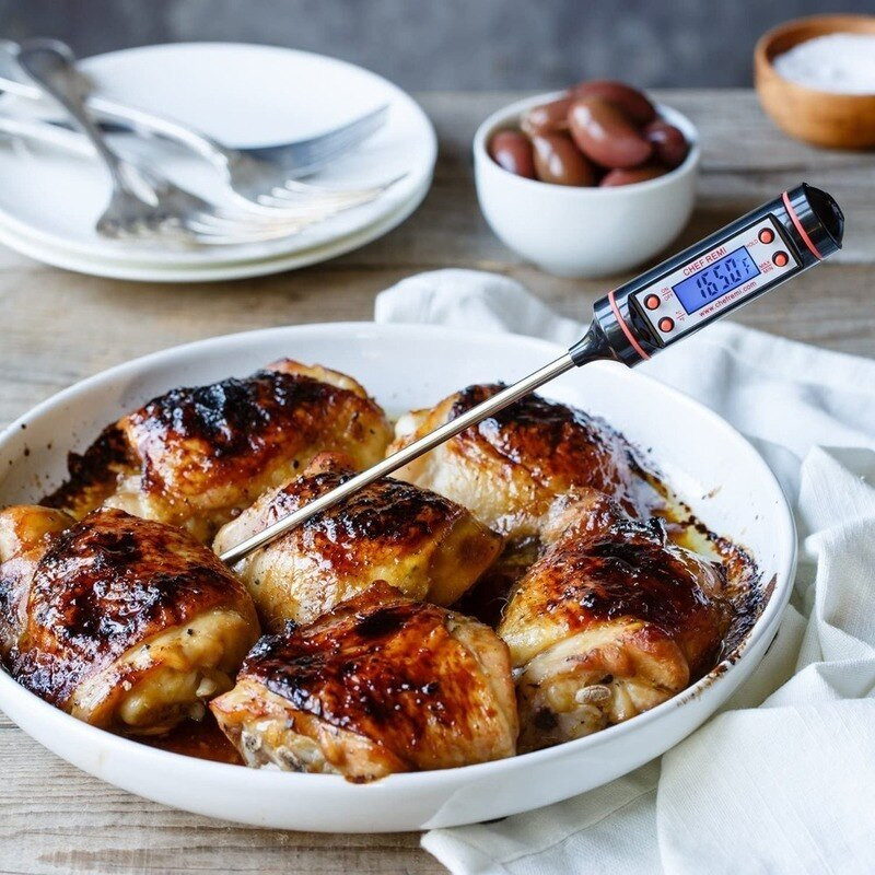 1 vnt Elektronische Digitale Voedsel Thermometer Voor Cake Candy Bak Bbq Voedsel Vlees Temperatuur Huishoudelijke termometrai