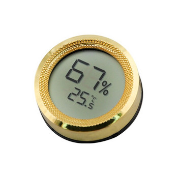 Mini Digital Display Cigar Humidor Υγρόμετρο Θερμόμετρο Θερμόμετρο πτώσης θερμοκρασίας Αποστολή