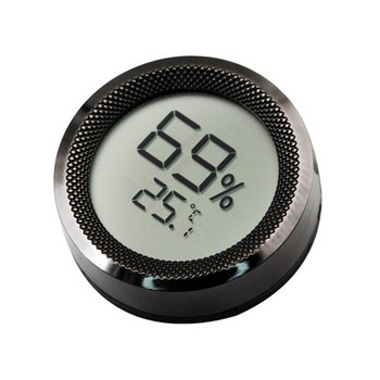 Mini Digital Display Cigar Humidor Υγρόμετρο Θερμόμετρο Θερμόμετρο πτώσης θερμοκρασίας Αποστολή