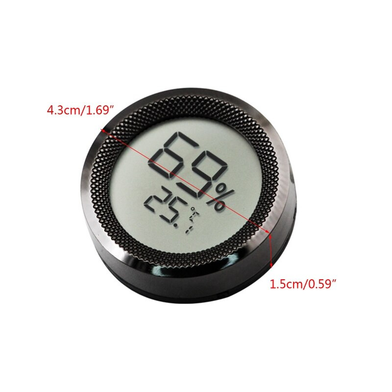 Mini display digital umidificator pentru trabucuri higrometru termometru indicator de temperatură livrare picătură