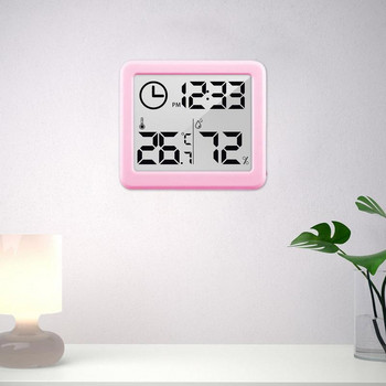 Цифров хигрометър Термометър за дома Голям LCD дисплей Термометър Измерване на влажност Хигрометър с температура и влажност