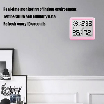 Ψηφιακό υγρόμετρο θερμόμετρο για το σπίτι Μεγάλη οθόνη LCD Θερμόμετρο Υγρόμετρο Υγρόμετρο με θερμοκρασία και υγρασία