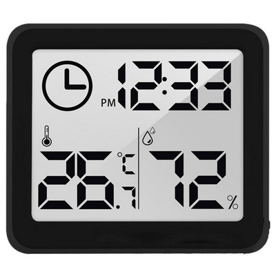Termometru digital higrometru pentru acasă cu afișaj LCD mare Termometru Contor de umiditate Higrometru cu temperatură și umiditate