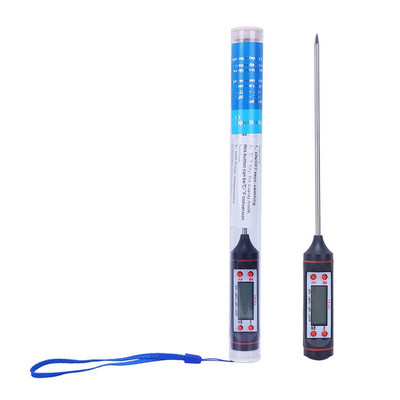 Digitálny teplomer na jedlo, gril, mäso, koláč, cukrovinky, vyprážanie, gril, jedáleň, domácnosť, varenie, teplomer, meradlo, rúra, teplomer