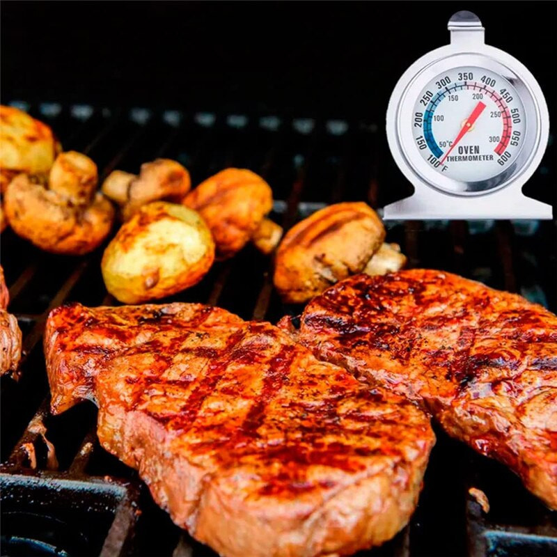 Ahjutermomeeter Kodumajapidamises kasutatav roostevabast terasest termomeeter BBQ-termomeeter Köök Küpsetustööriistad Püstplaadiga pliiditarvikud