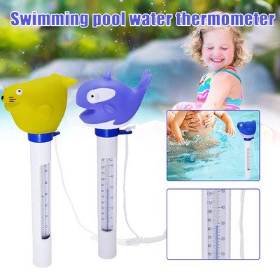 Cute Cartoon Floating Pool Thermometer Multifunction Measure Tool κατάλληλο για εξωτερικές εσωτερικές πισίνες TN88