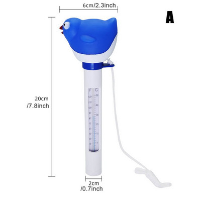 Cute Cartoon Floating Pool Thermometer Multifunction Measure Tool κατάλληλο για εξωτερικές εσωτερικές πισίνες TN88