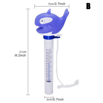 Cute Cartoon Floating Pool Thermometer Multifunction Measure Tool κατάλληλο για εξωτερικές εσωτερικές πισίνες TN88