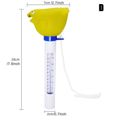 Cute Cartoon Floating Pool Thermometer Multifunction Measure Tool κατάλληλο για εξωτερικές εσωτερικές πισίνες TN88