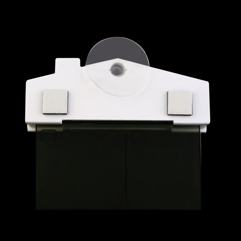 Digitaalne läbipaistev koduakna ekraani termomeeter Hügromeeter siseruumide välistemperatuuri siseõhu niiskuse mõõtjajaam