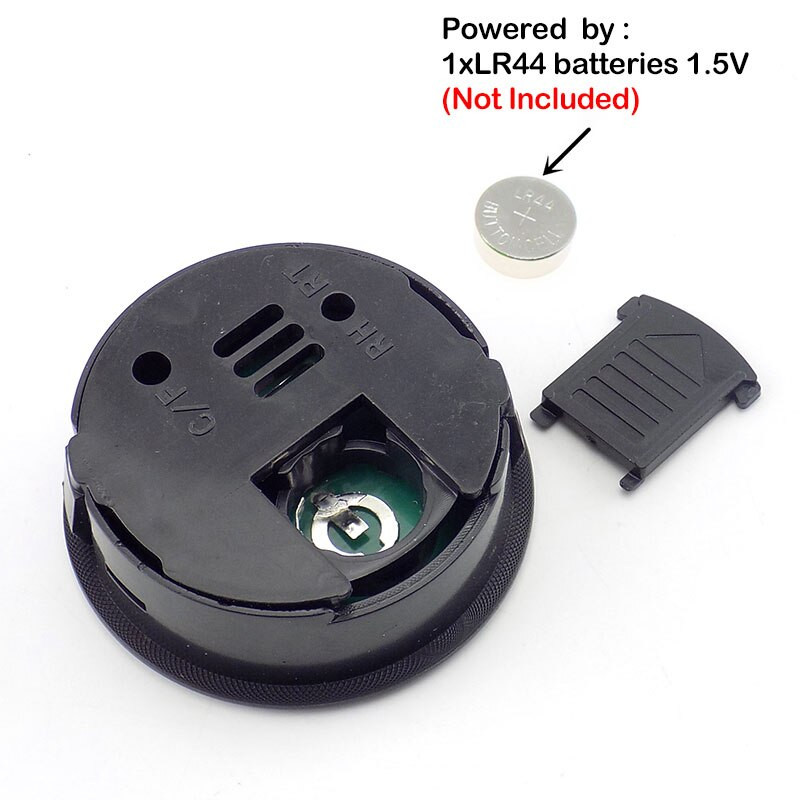 Termometru digital mini LCD Higrometru Temperatură convenabilă Interioară în aer liber Umiditate rotundă Detector de măsurători pentru reptile