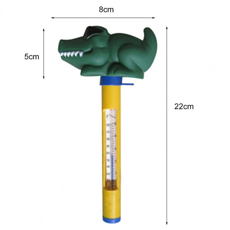Μετρητής θερμοκρασίας νερού EVA θερμόμετρο πισίνας κρεμαστό σχοινί Πολυλειτουργικό φορητό πλωτό θερμόμετρο ανθεκτικό στη θραύση
